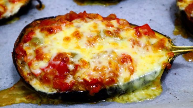 Patlıcan Kaşarlı (eggplant with casserole)