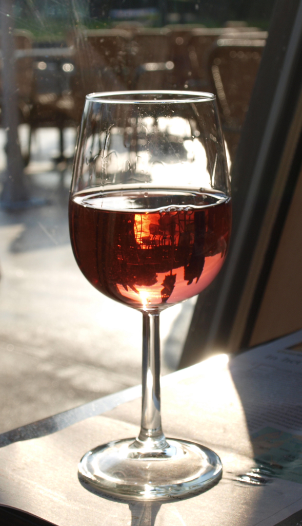 Rose Kadeh Sarap (rose wine glass)