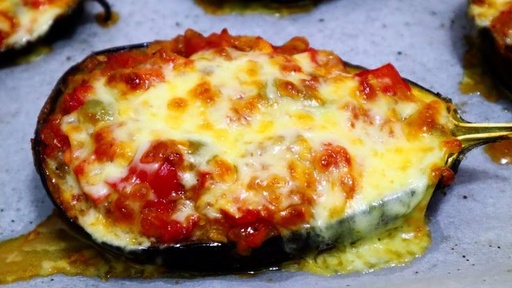 Patlıcan Kaşarlı (eggplant with casserole)