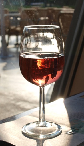 Rose Kadeh Sarap (rose wine glass)